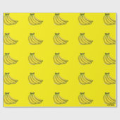 Papier d'enveloppe de cadeau de banane (Plat)