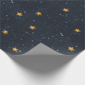 Papier d'enveloppe de cadeau de nuit étoilée (Coin)