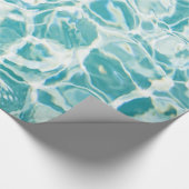 Papier d'enveloppe de cadeau de photo de piscine (Coin)