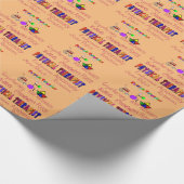 Papier d'enveloppe de cadeau de physiothérapeute (Coin)