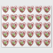 Papier d'enveloppe de cadeau de Valentine de (Plat)