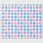 Papier d'enveloppe de cadeau d'écheveaux de fil (Plat)