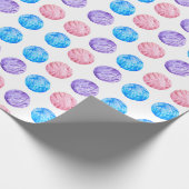 Papier d'enveloppe de cadeau d'écheveaux de fil (Coin)