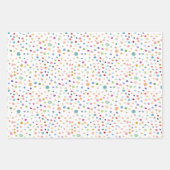 Papier d'enveloppement à l'aquarelle Rainbow Confe (Devant 3)