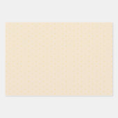 Papier d'enveloppement à point Polka blanc minimal (Devant 3)