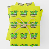 Papier d'enveloppement à pots Pals Cactus (En situation)
