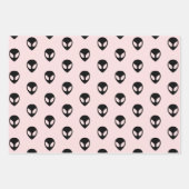 Papier d'enveloppement Alien de l'espace Jeu plat  (Devant)