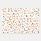 Papier d'enveloppement arc-en-ciel Boho - Eau neut (Devant 2)