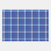 Papier d'enveloppement blanc bleu rouge à plaid Je (Devant 2)