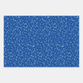 Papier d'enveloppement bleu et vert 5e anniversair (Devant 3)