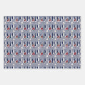 Papier d'enveloppement Cabine d'hiver série de 3 f (Devant 2)