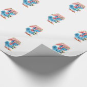 Papier d'enveloppement cadeau Baby shower mignon (Coin)