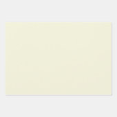 Papier d'enveloppement cadeau Beige Blanc Polka Do (Devant 3)