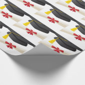 Papier d'enveloppement cadeau de diplôme (Coin)