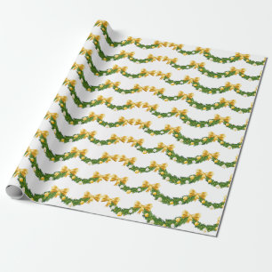 Papier d'enveloppement cadeau de Noël de vaches et