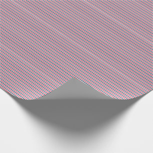 Papier d'enveloppement cadeau rayé-Rouge-Blanc-Ble