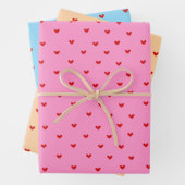 Papier d'enveloppement cardiaque romantique (En situation)