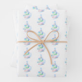 Papier d'enveloppement chrétien de Noël (En situation)