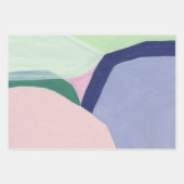 Papier d'enveloppement coloré Abstrait (Devant)