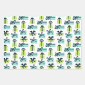 Papier d'enveloppement coloré d'anniversaire (Devant 2)