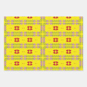 Papier d'enveloppement coloré pour l'anniversaire  (Devant 3)