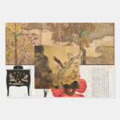 Papier d'enveloppement Coromandel Jeu de 3 feuille (Devant 3)