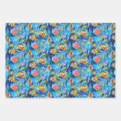 Papier d'enveloppement d'aquarelle de poisson de c (Devant)