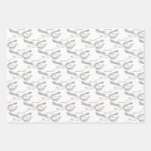 Papier d'enveloppement de Baby shower de ruban Fle (Devant 3)