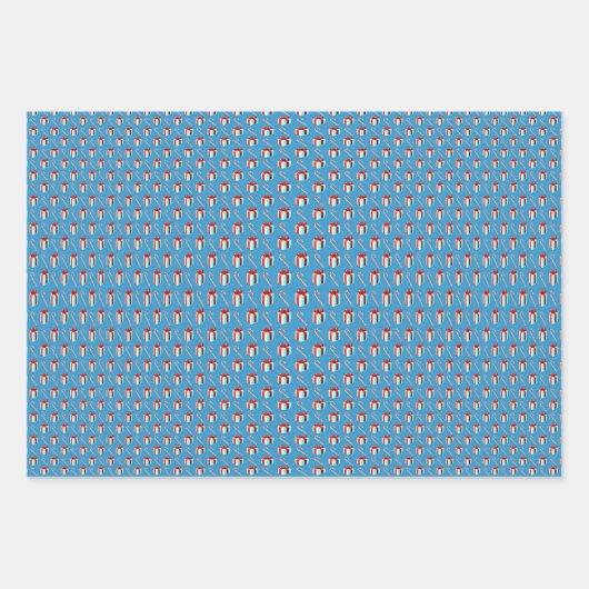 Papier d'enveloppement de boîte cadeau (Devant 3)