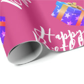 Papier d'enveloppement de boîte cadeau (Coin rond)