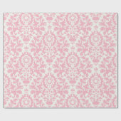 Papier d'enveloppement de cadeau de couleur rose j (Plat)