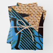 Papier d'enveloppement de cadeaux d'Afrique (En situation)