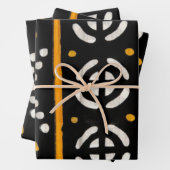 Papier d'enveloppement de cadeaux d'Afrique (En situation)