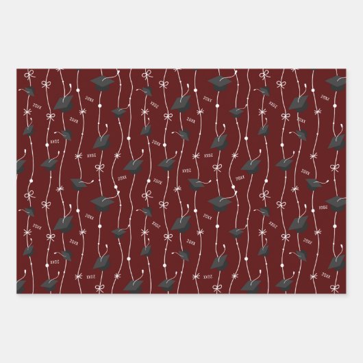 Papier d'enveloppement de capuchon marron et noir (Devant 3)