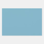 Papier d'enveloppement de cerfs de Noël rose et bl (Devant 2)