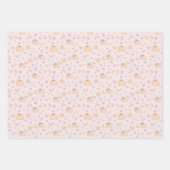 Papier d'enveloppement de cerfs et de Feuilles en  (Devant 3)