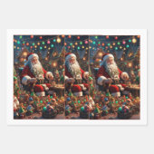 Papier d'enveloppement de charme père Noël Cruz (Devant 2)