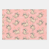 Papier d'enveloppement de chats mignon, Papier cad (Devant 2)