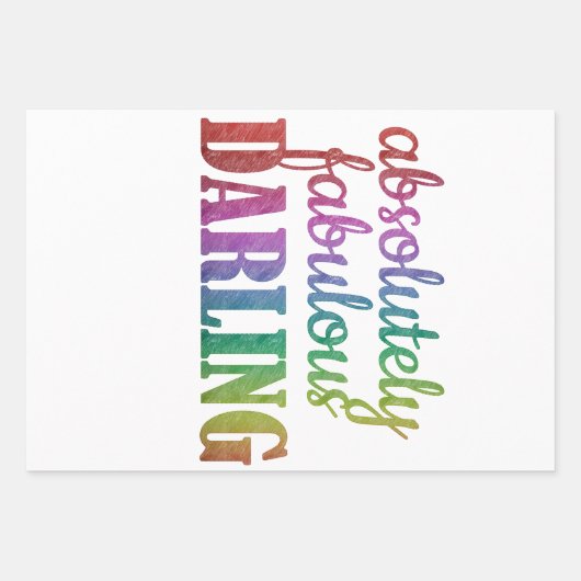 Papier d'enveloppement de chèvre absolument fabule (Devant)