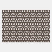 Papier d'enveloppement de chiens et de pattes mign (Devant 2)