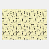 Papier d'enveloppement de conception Crazy Cats (Devant 3)
