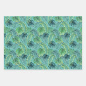 Papier d'enveloppement de conception Palms and Fer (Devant 3)