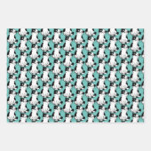 Papier d'enveloppement de conception Tuxedo Kitty  (Devant)