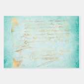 Papier d'enveloppement de couleur d'eau d'hiver (Devant 3)