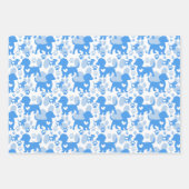 Papier d'enveloppement de Dachshunds de couleur mi (Devant)