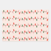 Papier d'enveloppement de décoration de Noël (Devant)