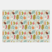 Papier d'enveloppement de décoration de Noël (Devant)