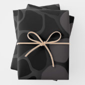 Papier d'enveloppement de dos et de gris (En situation)