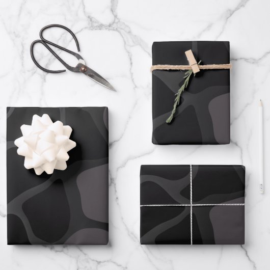 Papier d'enveloppement de dos et de gris  (Recto)