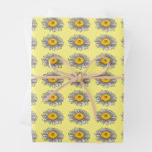 Papier d'enveloppement de fleur marais (En situation)